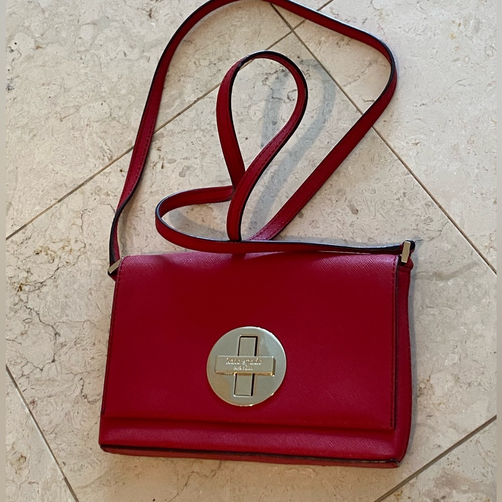 Kate Spade Red Crossbody Bag